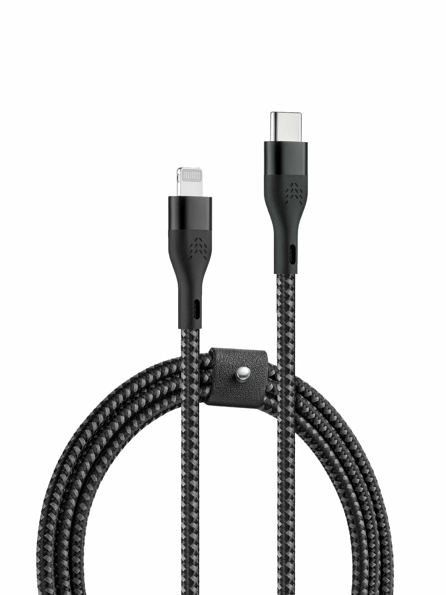 Кабель Rocket Urban Nylon USB-C/Lightning, 1м, чёрный