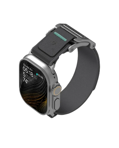 Тонкий ремешок Aulumu A11 для Apple Watch, серый