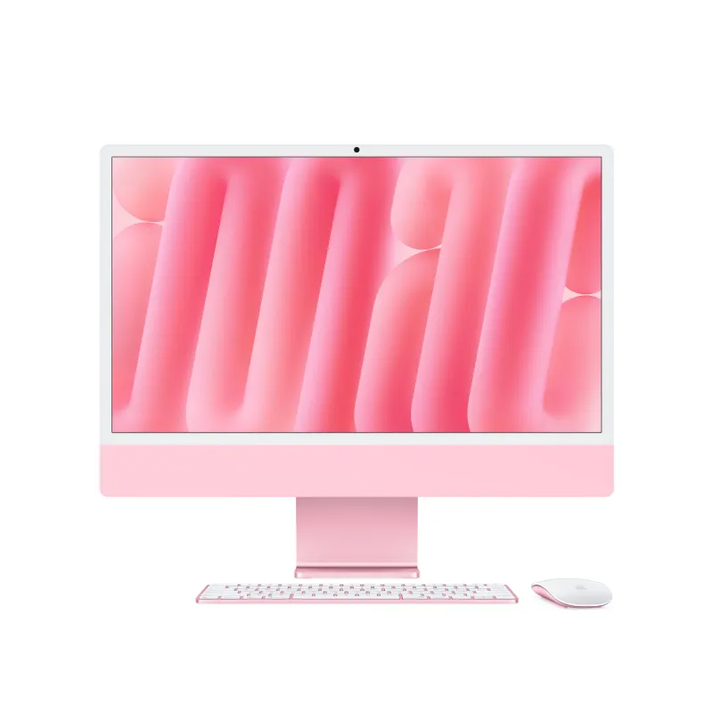 Моноблок Apple iMac 24" Retina 4,5K, M4 (10C CPU, 10C GPU, 2024), 24 ГБ, 512 ГБ SSD, розовый